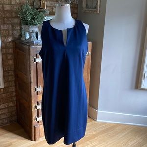 GRETCHEN SCOTT NAVY SLEEVELESS DRESS XL EXCELLENT
